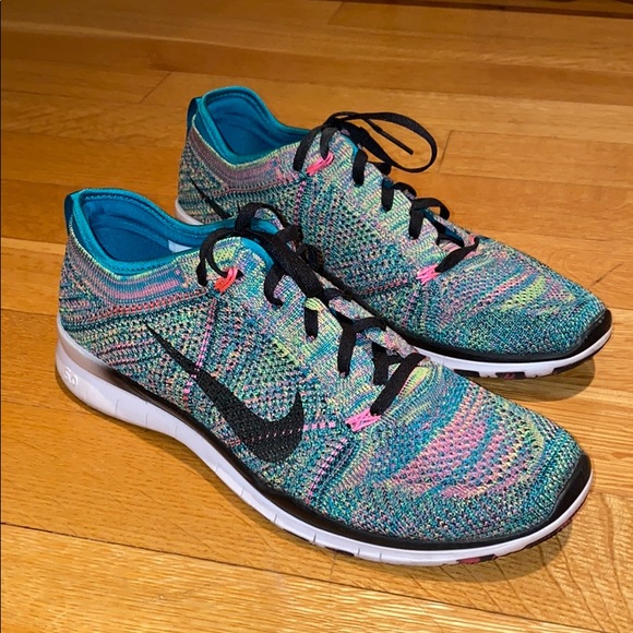nike free 5.0 flyknit multicolor